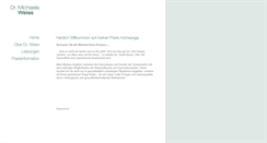 Desktop Screenshot of doctorweiss.de